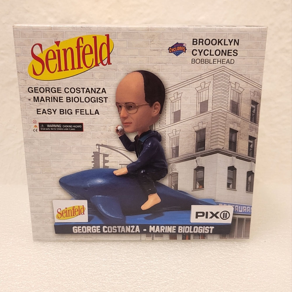 Seinfeld George Costanza Bobblehead Brooklyn Cyclones Mets